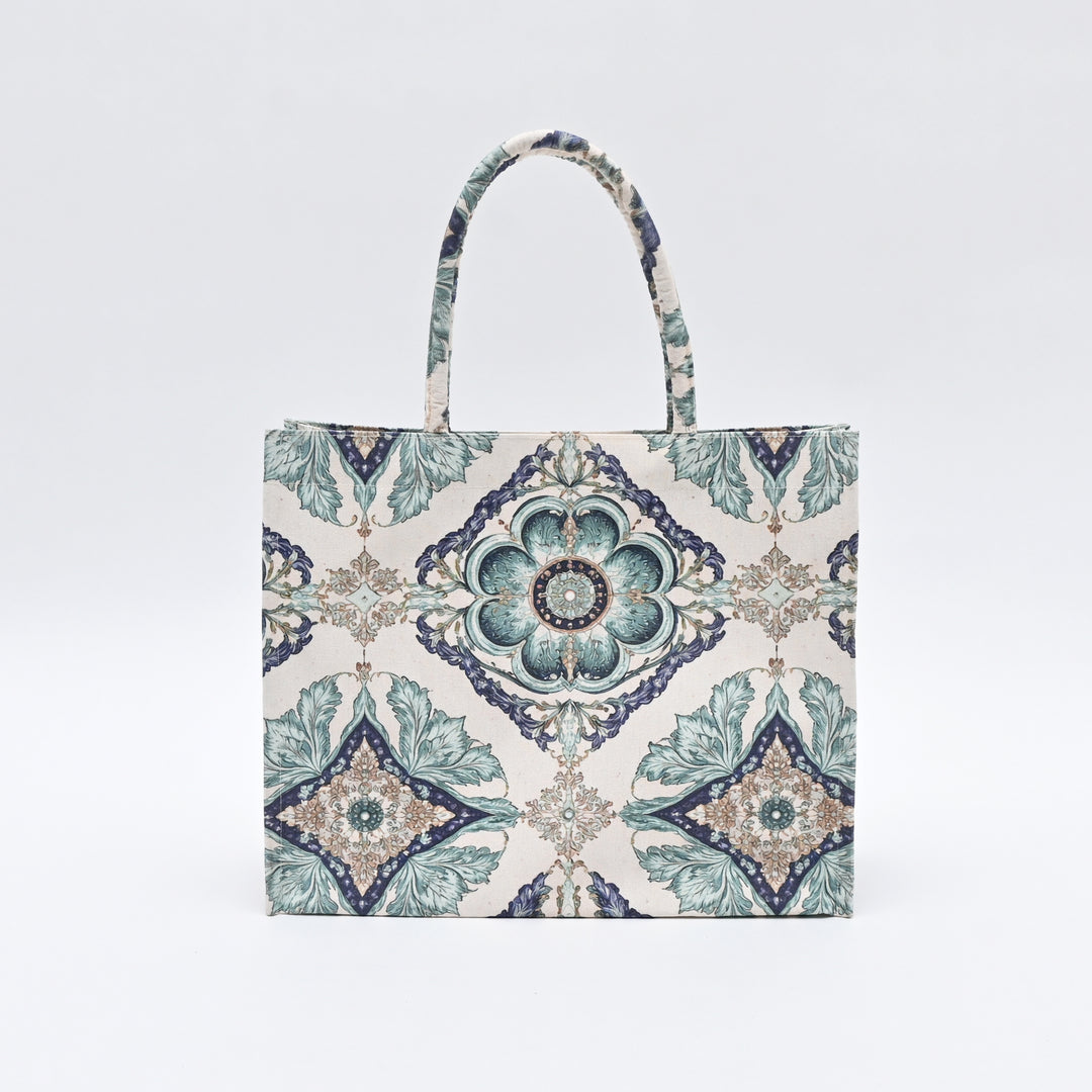 Shopper Bag | Pastel Ornamental Spring Tote Bag