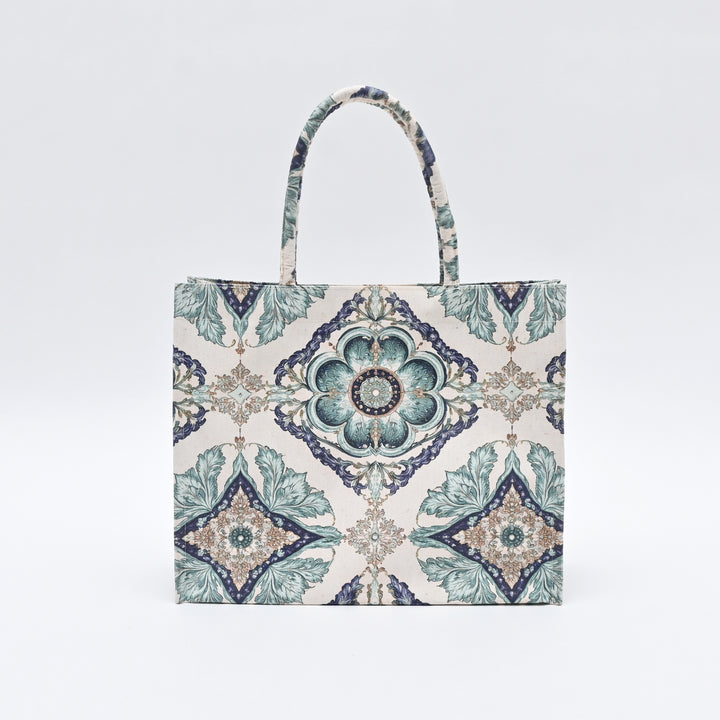 Shopper Bag | Pastel Ornamental Spring Tote Bag