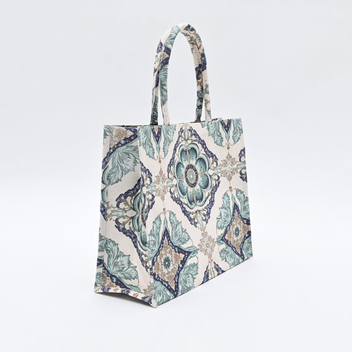 Shopper Bag | Pastel Ornamental Spring Tote Bag