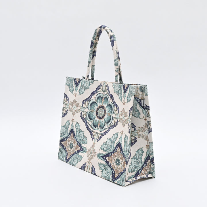 Shopper Bag | Pastel Ornamental Spring Tote Bag