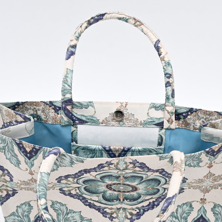 Shopper Bag | Pastel Ornamental Spring Tote Bag
