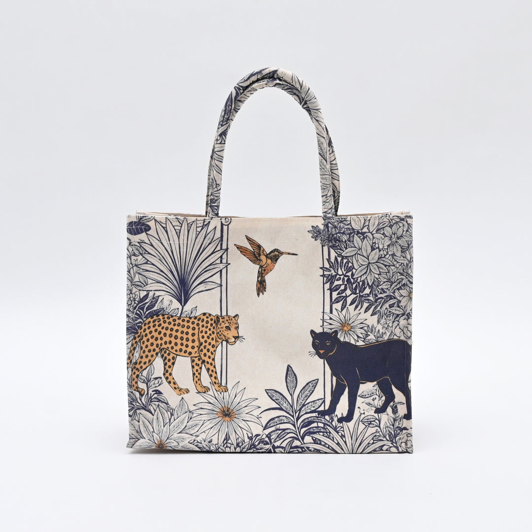 Carry Bag | Spacious Wildlife Canvas Bag