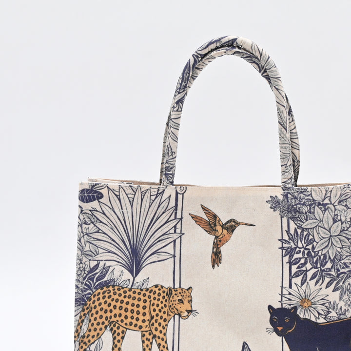 Carry Bag | Spacious Wildlife Canvas Bag