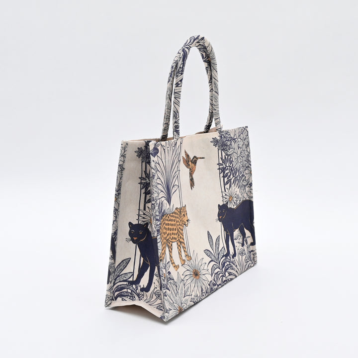 Carry Bag | Spacious Wildlife Canvas Bag