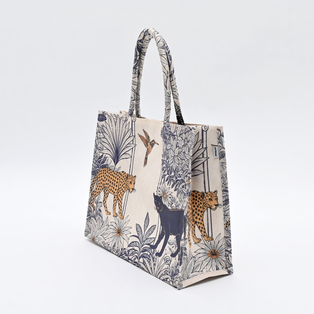 Carry Bag | Spacious Wildlife Canvas Bag