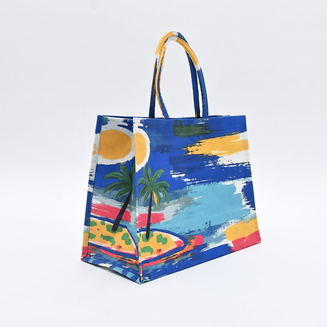 Carry Bag | Beach-Inspired Spring Canvas Bag