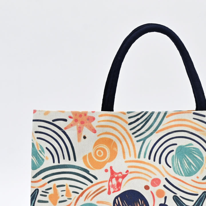 Carry Bag | Spacious Ocean Canvas Tote Bag