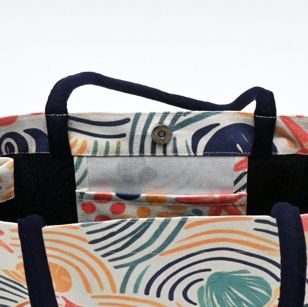 Carry Bag | Spacious Ocean Canvas Tote Bag