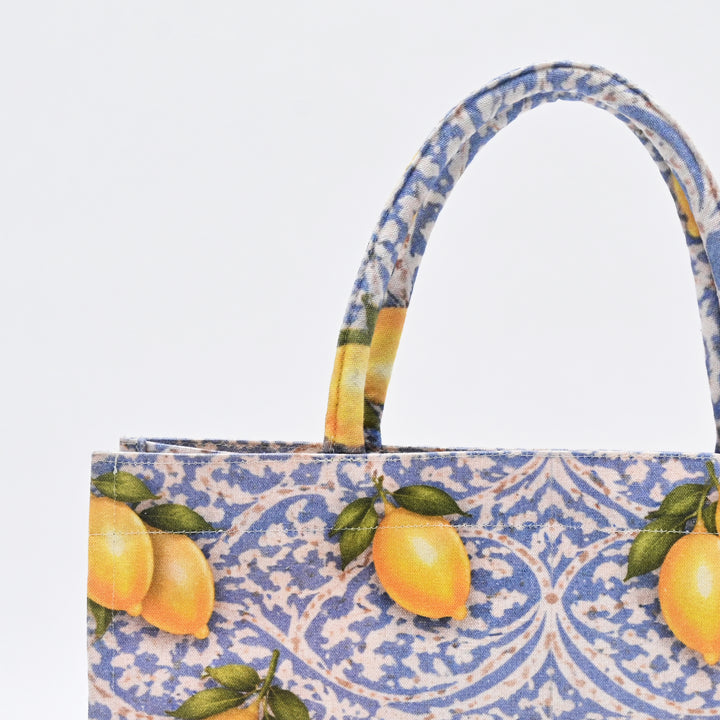 Carry  Bag | Stylish Lemon Canvas  Tote