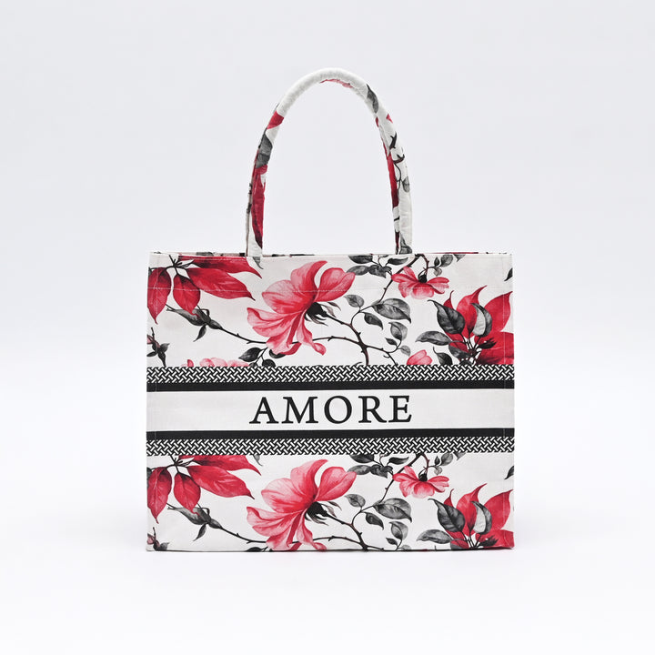 Carry Bag | Artistic Floral Canvas Tote Bag