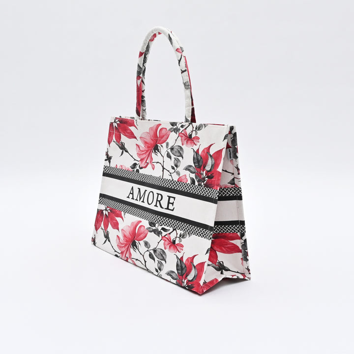 Carry Bag | Artistic Floral Canvas Tote Bag