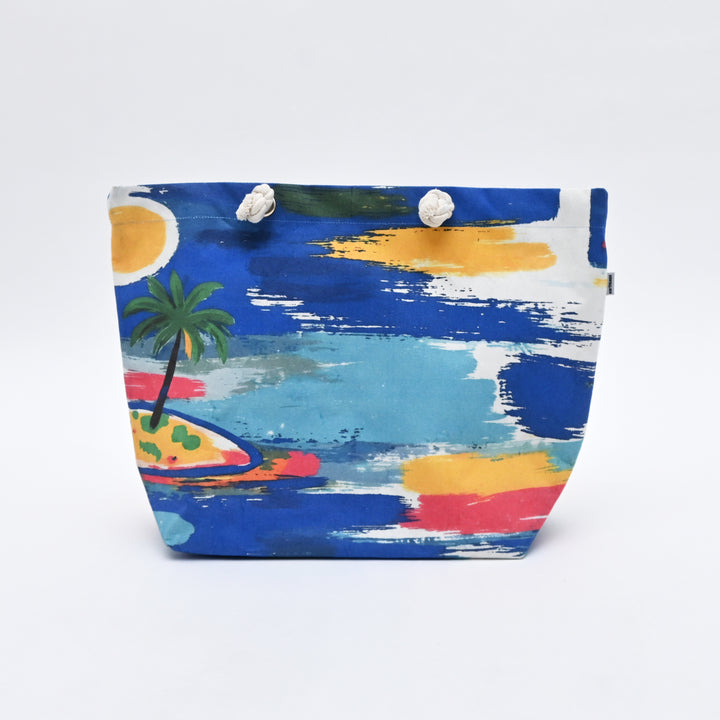 Printed Tote Bag | Beach-Inspired Summer Canvas Bag