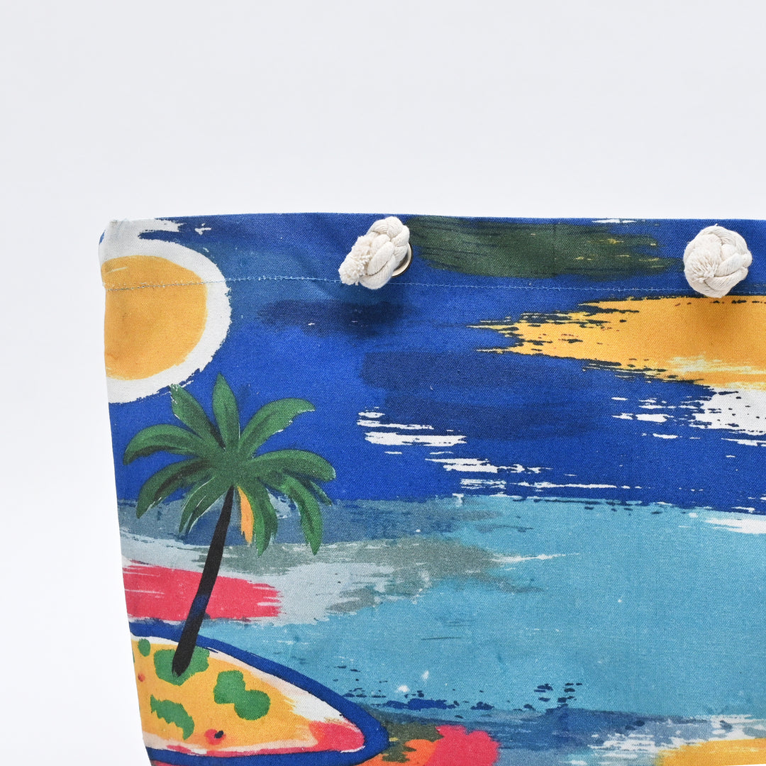 Printed Tote Bag | Beach-Inspired Summer Canvas Bag