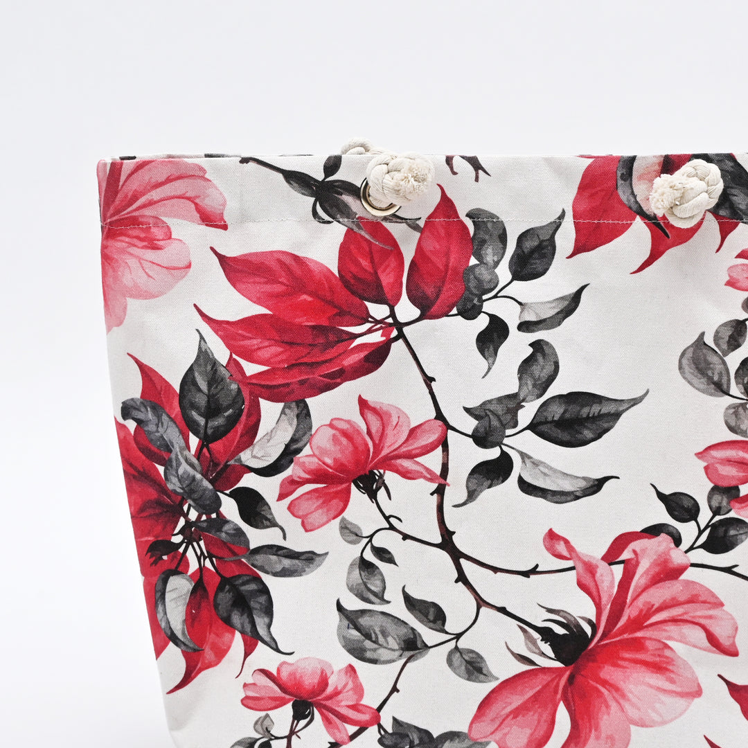 Tote Bag | Floral Printed Canvas Carry Bag