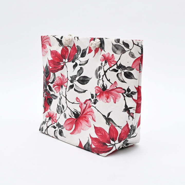 Tote Bag | Floral Printed Canvas Carry Bag