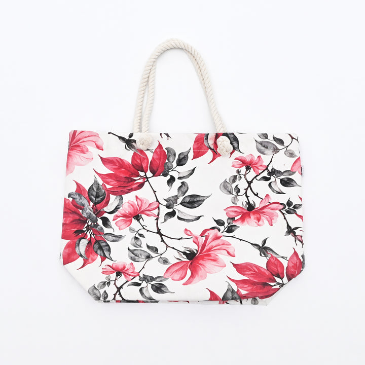 Tote Bag | Floral Printed Canvas Carry Bag