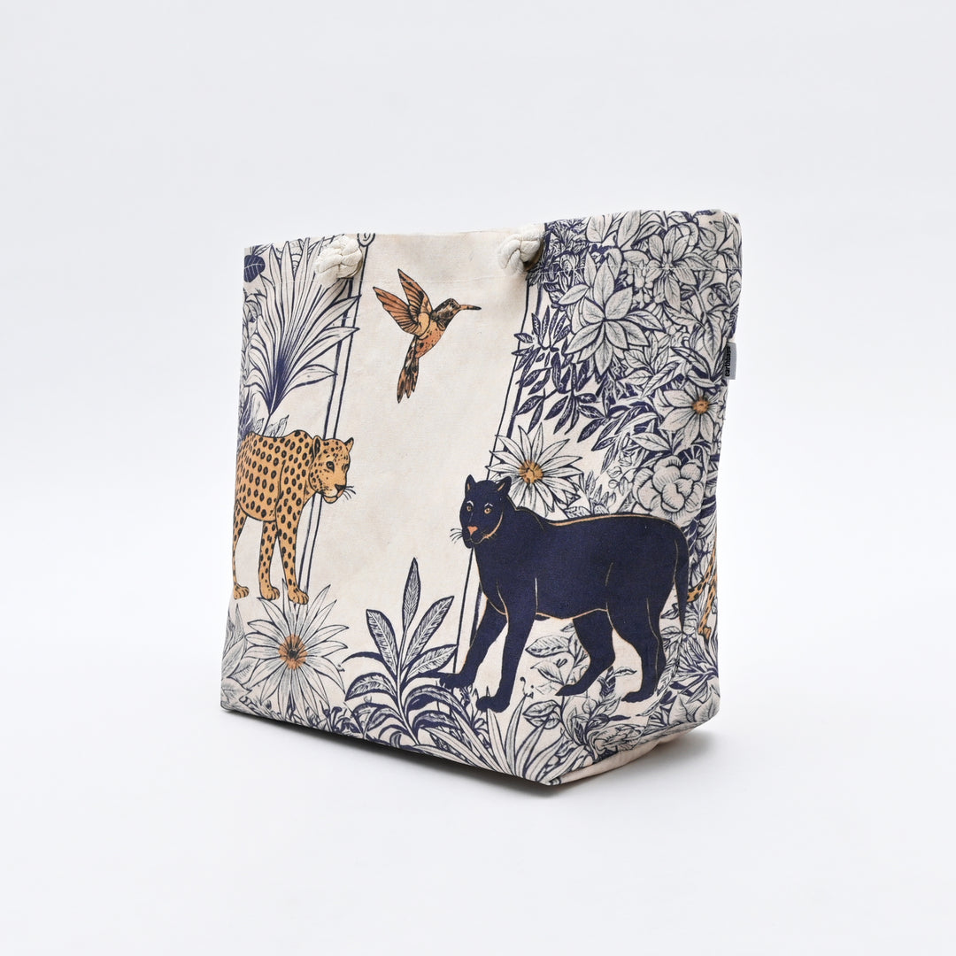 Tote Bag | Artistic Wildlife Canvas Beach Bag