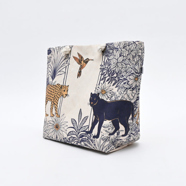 Tote Bag | Artistic Wildlife Canvas Beach Bag