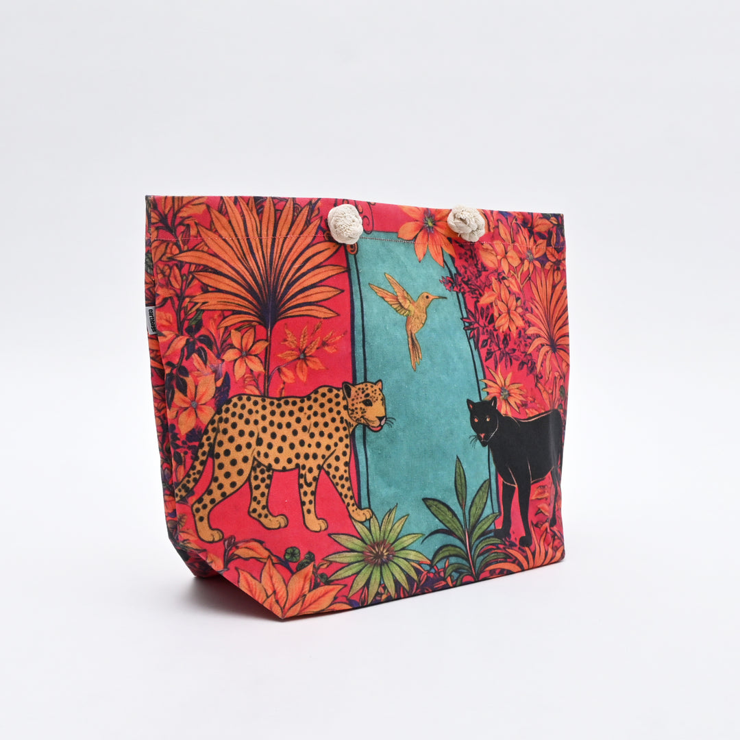 Tote Bag | Jungle-Inspired Canvas Beach Bag