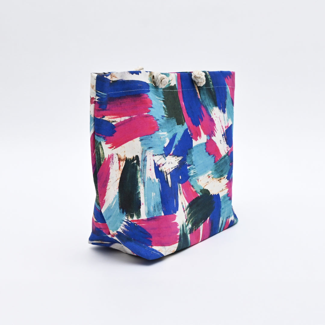 Tote Bag | Modern Artistic Canvas Beach Bag