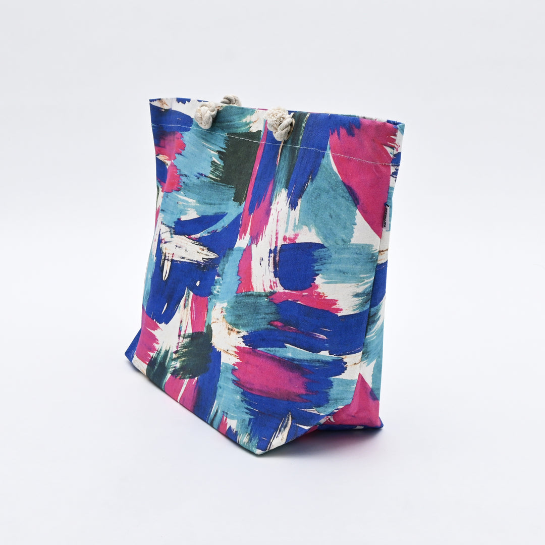 Tote Bag | Modern Artistic Canvas Beach Bag