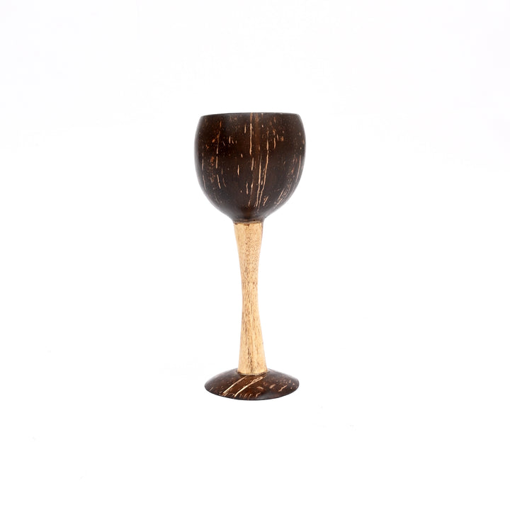 Coconut Shell Wine Glass | Natural Ecofriendly Sustainable Drinkware