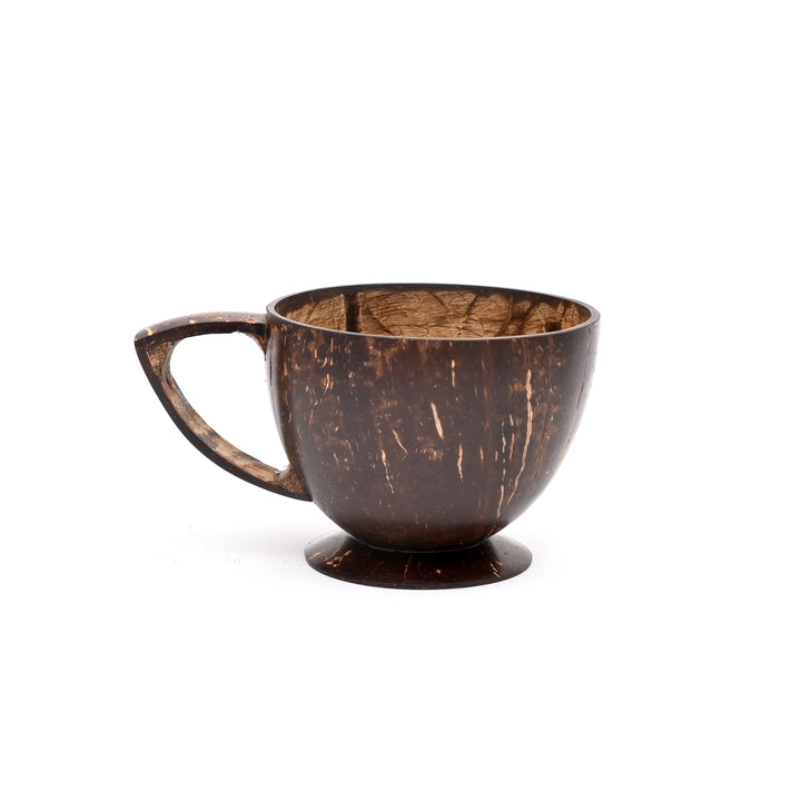 Handcrafted Coconut Shell Teacup | Ecofriendly, Unique, Sustainable Drinkware