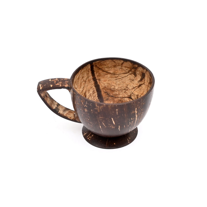 Handcrafted Coconut Shell Teacup | Ecofriendly, Unique, Sustainable Drinkware