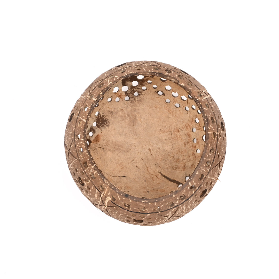 Tropical Coconut Shell Candle Holder | Natural Ecofriendly Tea Light