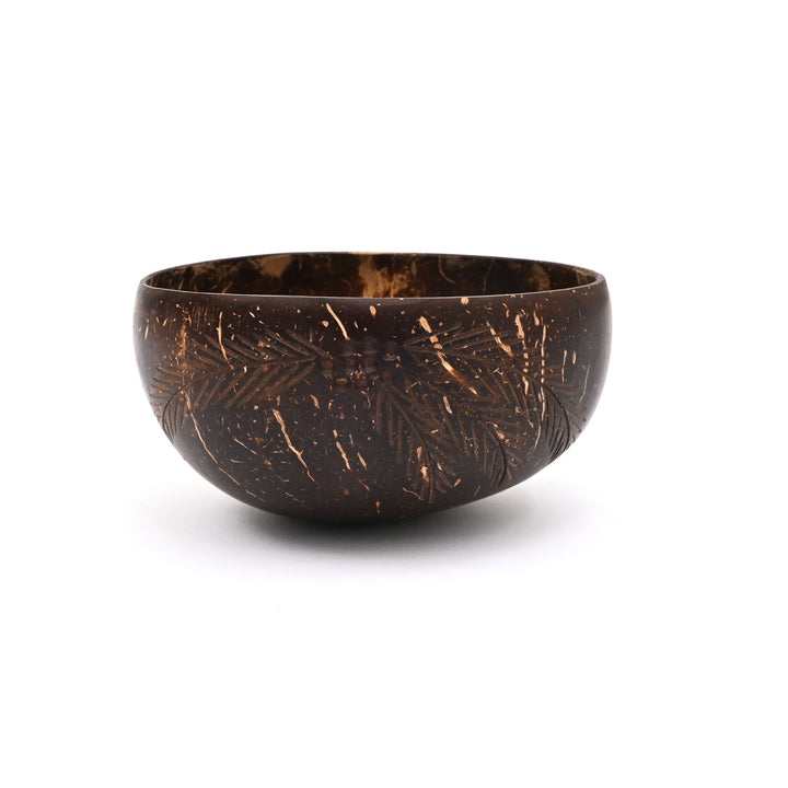 Ecofriendly Palm Leaf Bowl & Coconut Shell Cutlery Set | Sustainable Dining