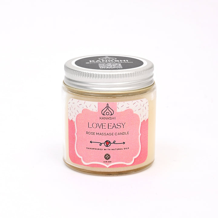 Rose Massage Candle | Relaxing & Nourishing Wax