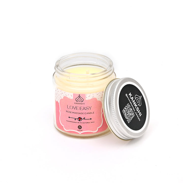 Rose Massage Candle | Relaxing & Nourishing Wax