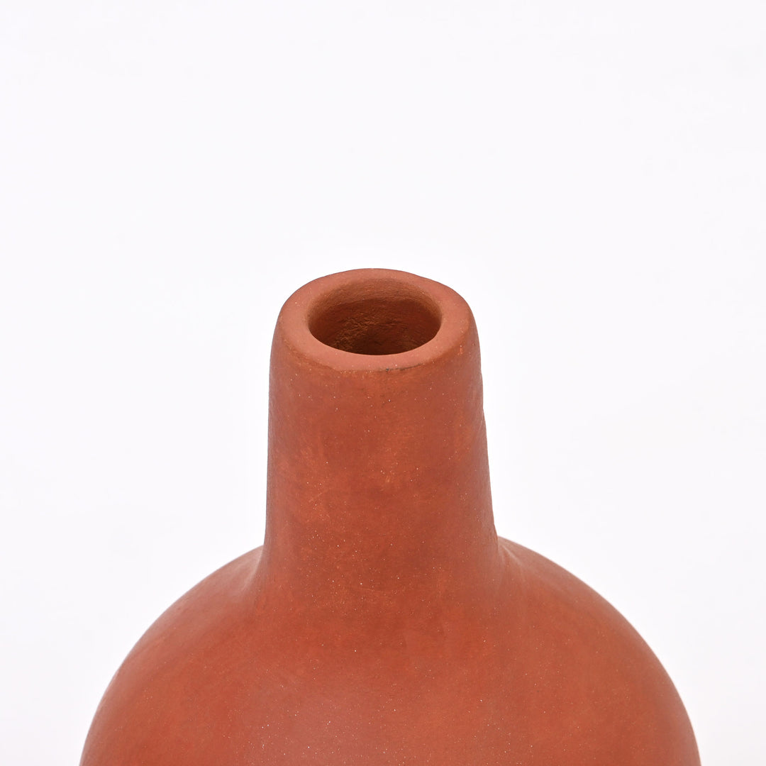 Clay Surai Bottle Set | Traditional Earthenware Water Pitcher with 4 Glasses