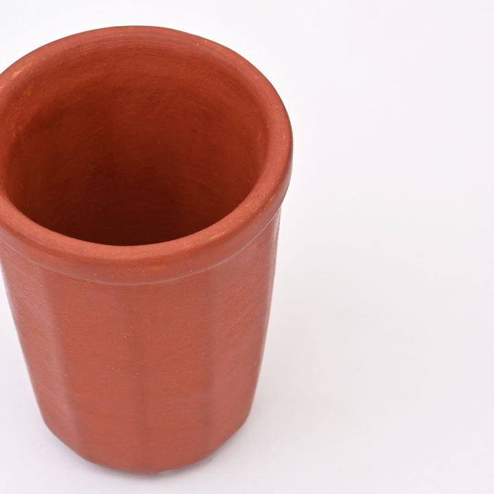 Clay Surai Bottle Set | Traditional Earthenware Water Pitcher with 4 Glasses