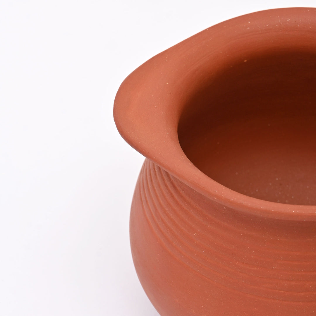 Traditional Clay Handi Set | 6 Piece Terracotta Indian Cooking Pot Collection