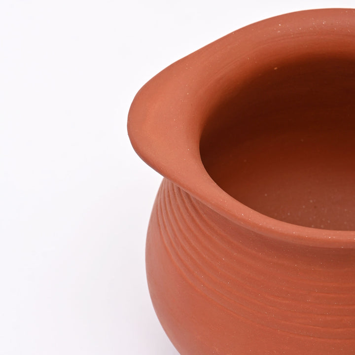 Traditional Clay Handi Set | 6 Piece Terracotta Indian Cooking Pot Collection