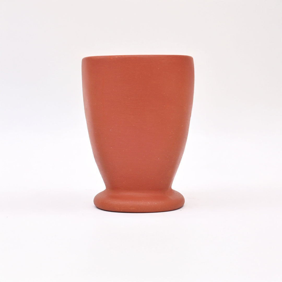 Handcrafted Clay Jug & Glass Set | Rustic Terracotta Pitcher Water Serving