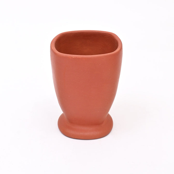 Handcrafted Clay Jug & Glass Set | Rustic Terracotta Pitcher Water Serving