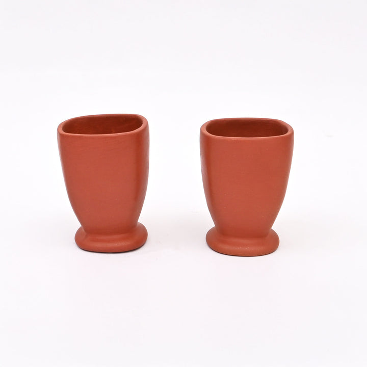 Handcrafted Clay Jug & Glass Set | Rustic Terracotta Pitcher Water Serving