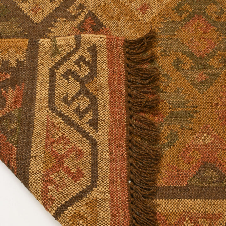 Handwoven Wool Jute Rug | Natural Fiber Blend for Modern Homes-60X36"