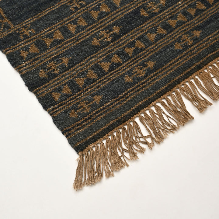 Cotton Wool Blend Rug | Soft & Durable Natural Fiber Floor Covering, 96x60"