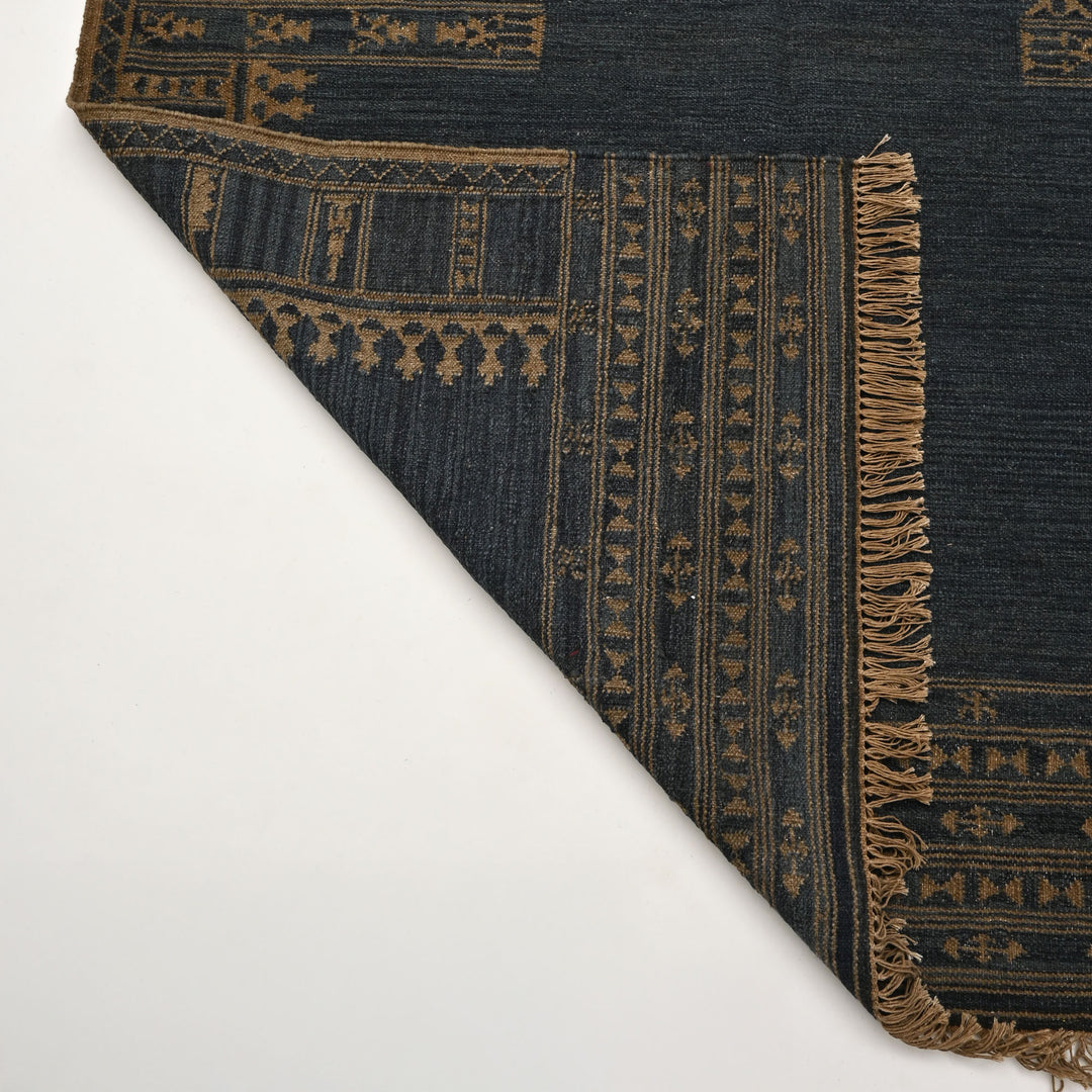 Cotton Wool Blend Rug | Soft & Durable Natural Fiber Floor Covering, 96x60"