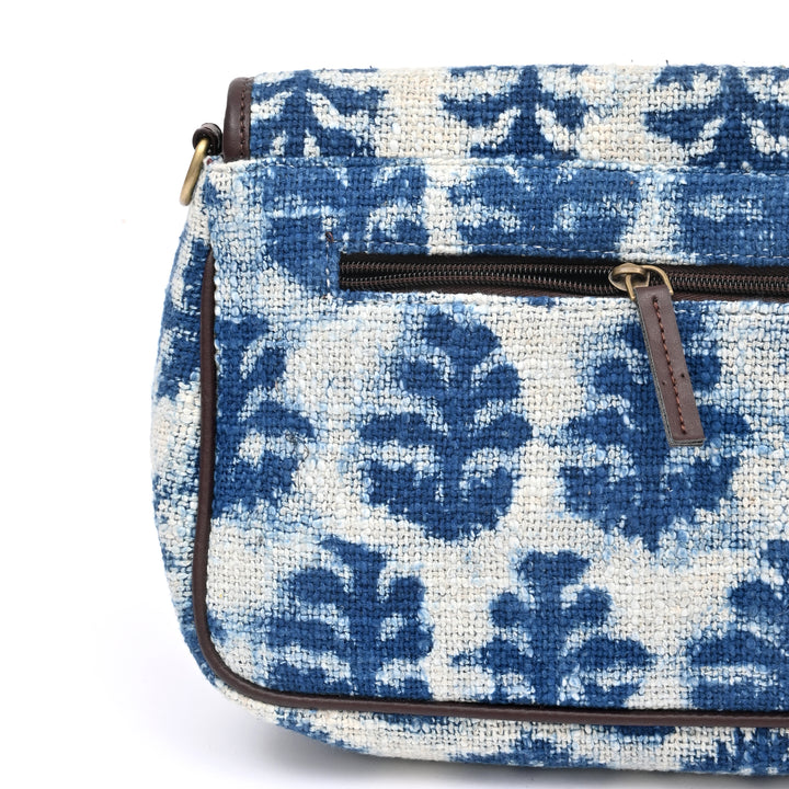 Handwoven Block Printed Sling Bag