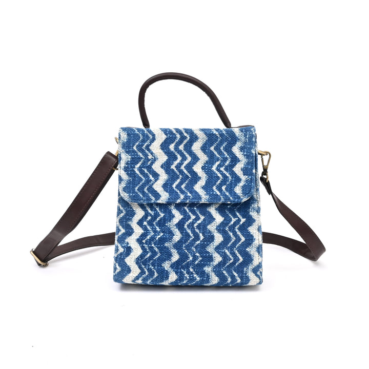 Handcrafted Long Flap Sling Bag