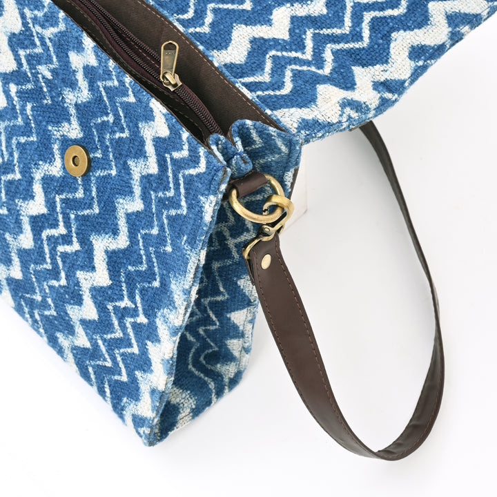 Handcrafted Long Flap Sling Bag