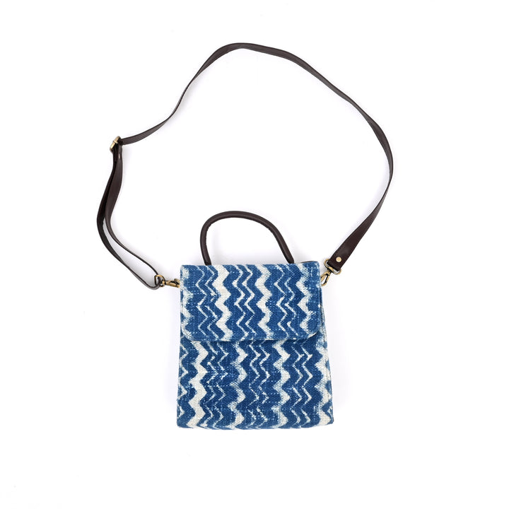 Handcrafted Long Flap Sling Bag