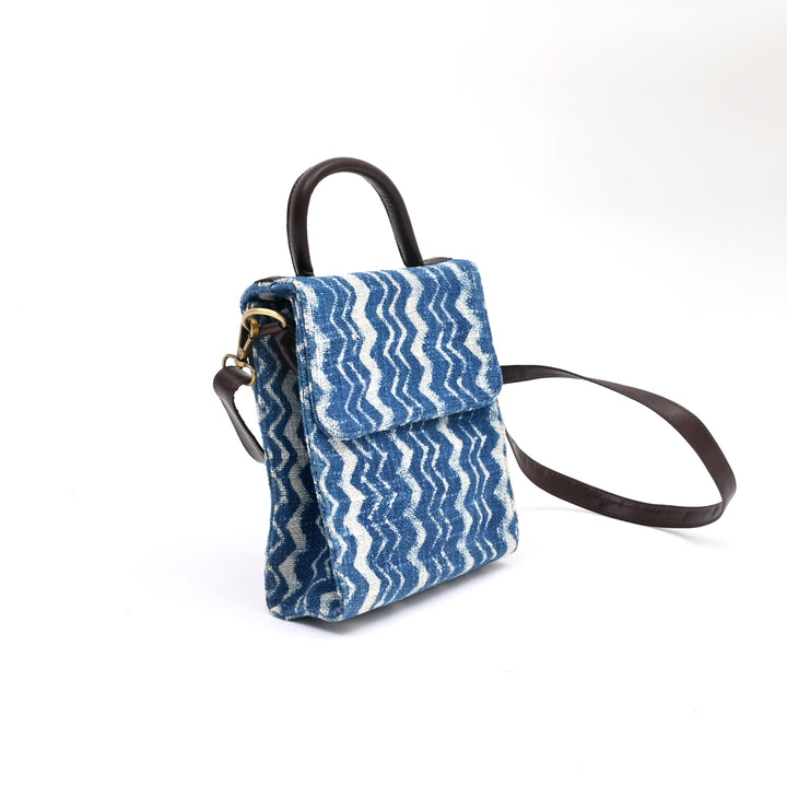 Handcrafted Long Flap Sling Bag