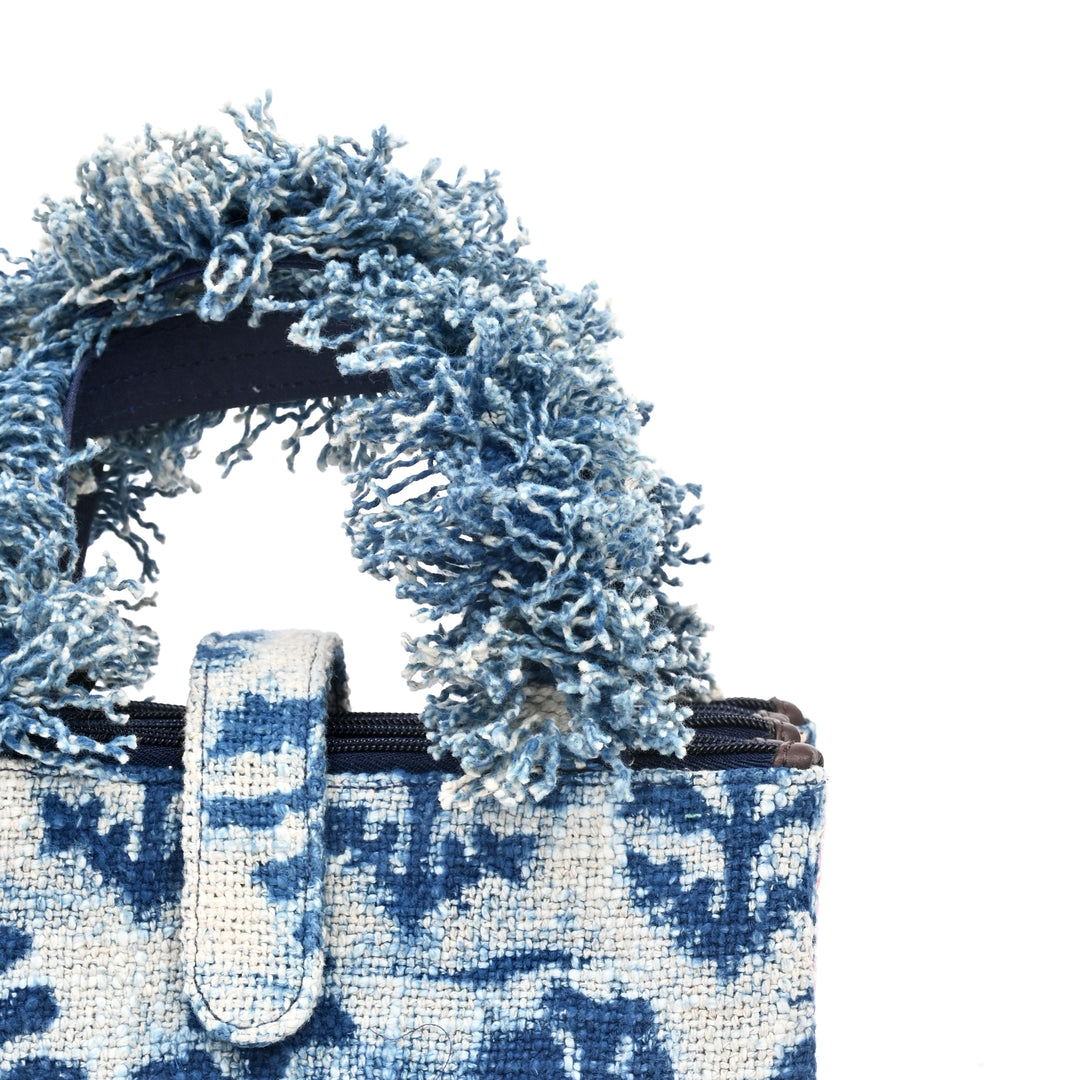 Fringe Accent Tribal Handbag | Multi-Section Design for Everyday Ease