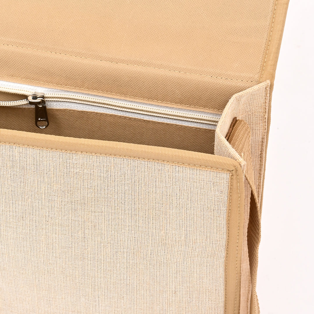 Jute Cotton Office Satchel Bag | Sustainable Professional Bag 16"
