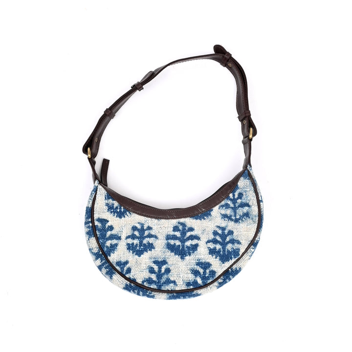 Handwoven Half Moon Sling Bag